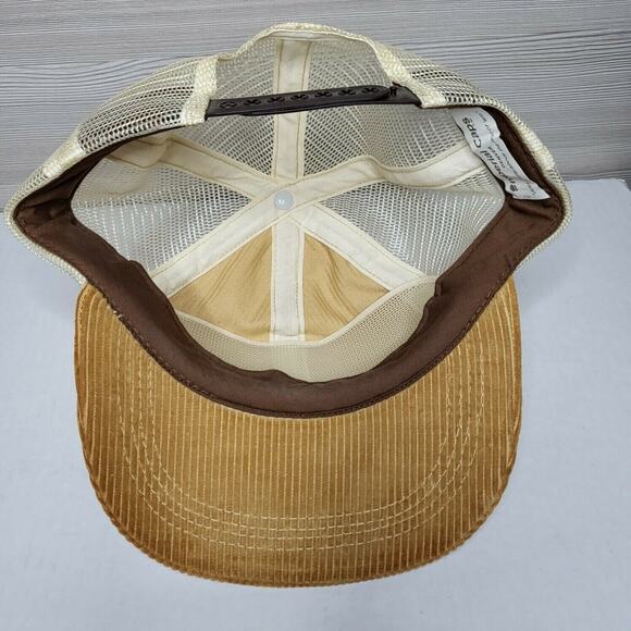 Vtg George Killians Irish Red Beer Corduroy Mesh Snapback Trucker Hat Imperial - Picture 6 of 12